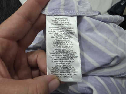 Playera Ralph Lauren Xgrande Xl Polo Lila Lineas (Usado)