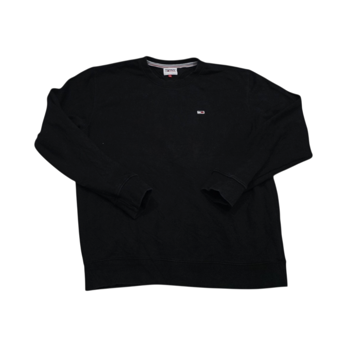 Sudadera Tommy Hilfiger Jeans Xgrande Xl Negro (Usado)
