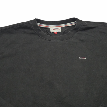 Sudadera Tommy Hilfiger Jeans Xgrande Xl Negro (Usado)