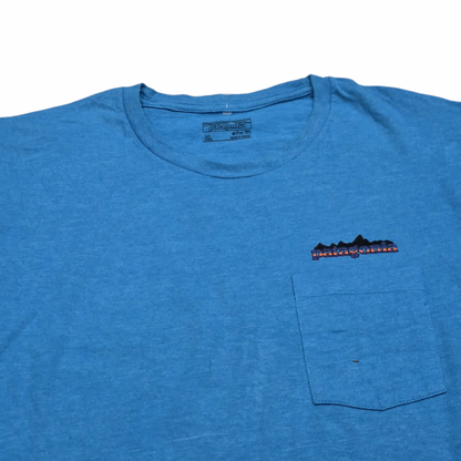 Playera Patagonia Xgrande Xl Slim Fit Azul (Usado)