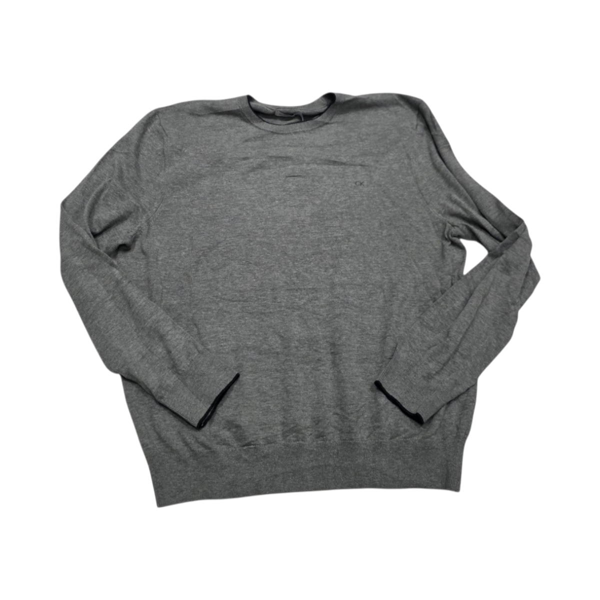 Sueter Calvin Klein Xgrande Xl Delgado Gris (NUEVO)