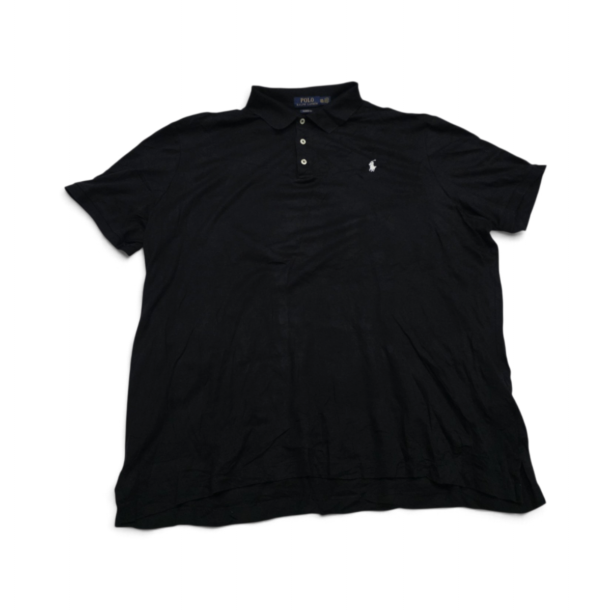 Playera Ralph Lauren 2xl Polo Classic Fit Negro Pony Blanco (Usado)