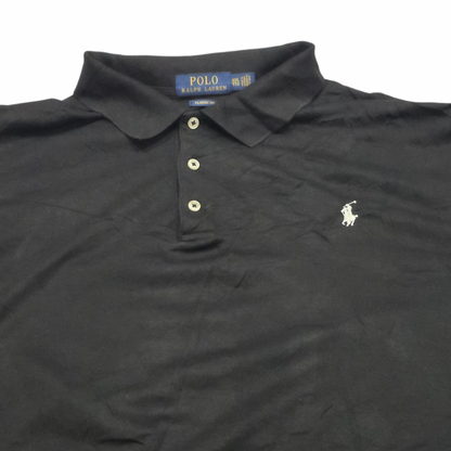 Playera Ralph Lauren 2xl Polo Classic Fit Negro Pony Blanco (Usado)