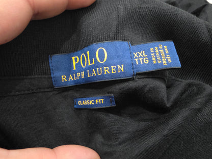 Playera Ralph Lauren 2xl Polo Classic Fit Negro Pony Blanco (Usado)