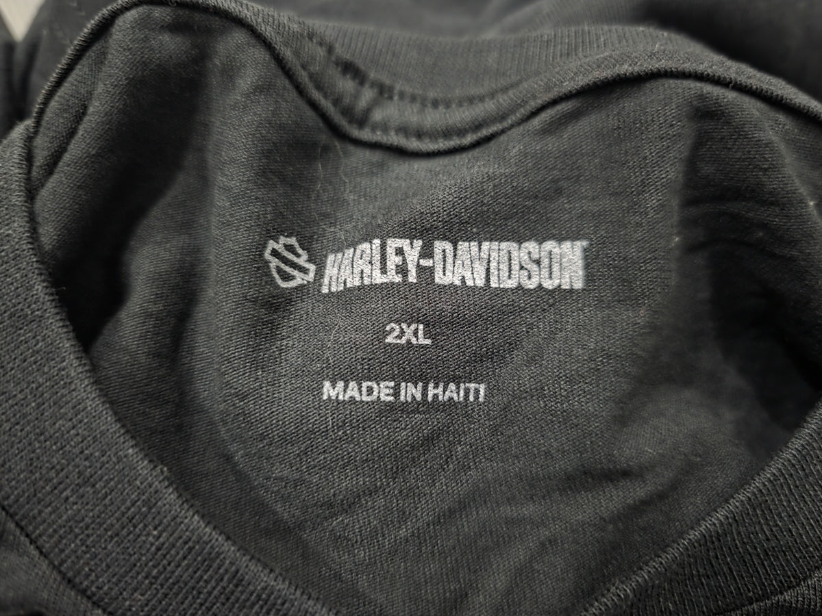 Playera Harley Dvidson 2xl Negro Escudo (NUEVO)