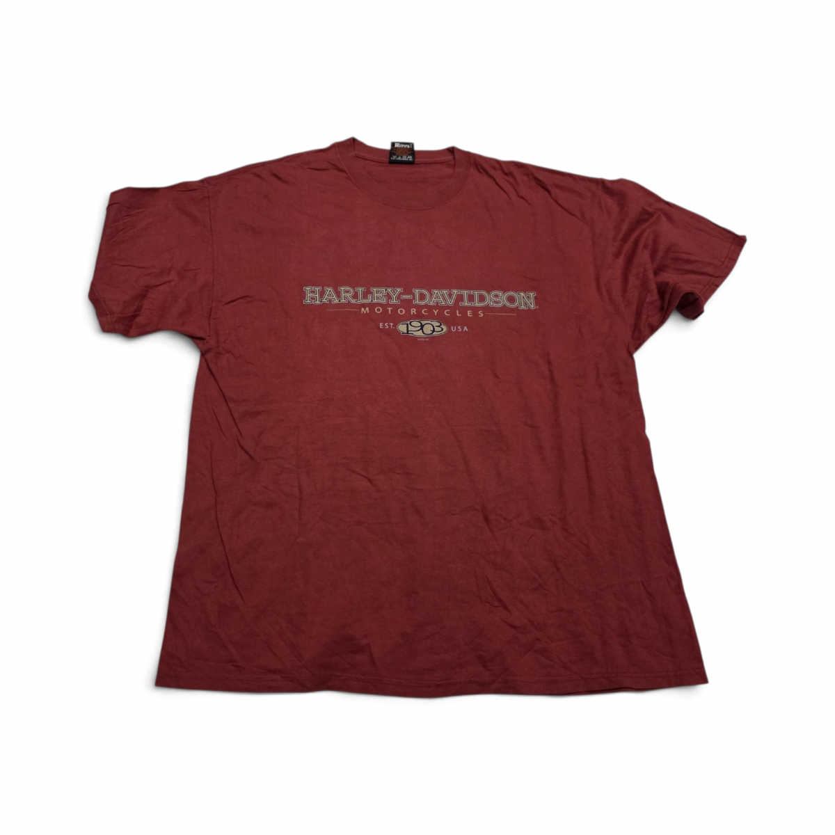 Playera Harley Davidson 2xl Ladrillo Rojo (Usado)