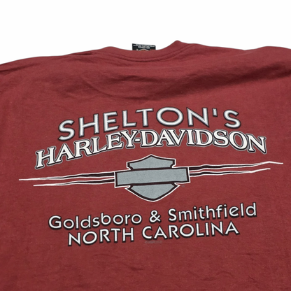 Playera Harley Davidson 2xl Ladrillo Rojo (Usado)