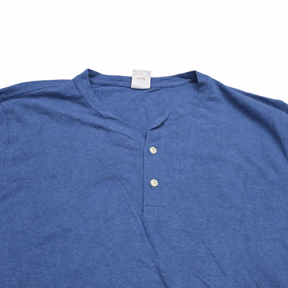 Playera Brooks Brothers 2xl Azul Manga Larga (Usado)