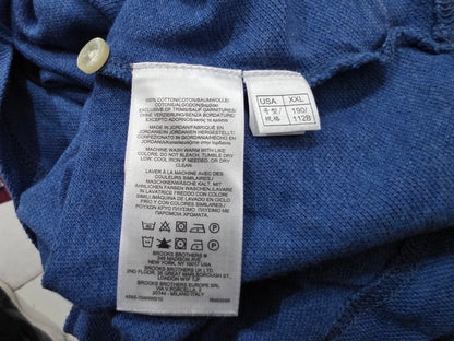 Playera Brooks Brothers 2xl Azul Manga Larga (Usado)