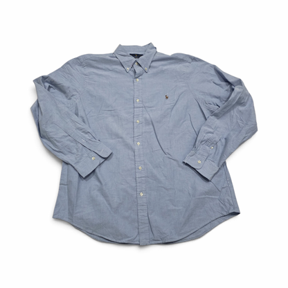 Camisa Ralph Lauren 2xl Classic Fit Azul Pony Colores (Usado)