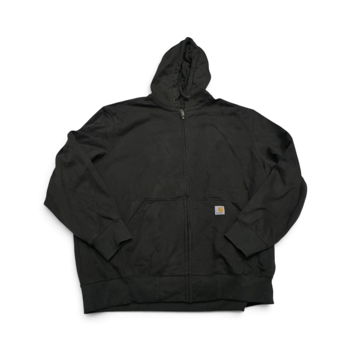 Sudadera Carhartt 2xl Loose Fit Gris Deslavado Toque Verde (Usado)