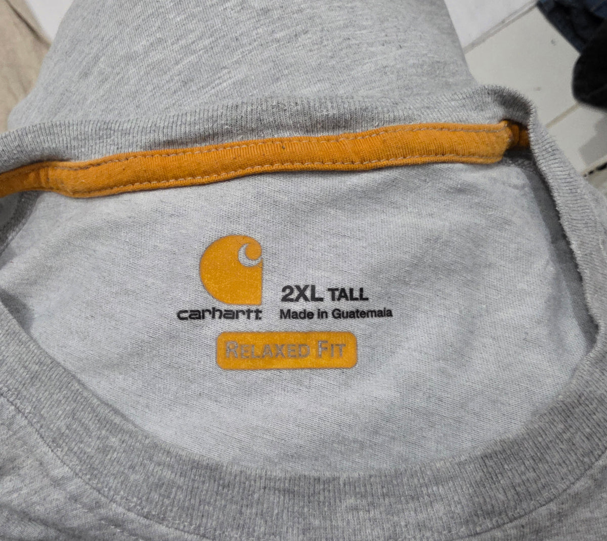 Playera Carhartt 2xl Relaxed Fit Gris (Usado)