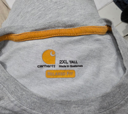 Playera Carhartt 2xl Relaxed Fit Gris (Usado)