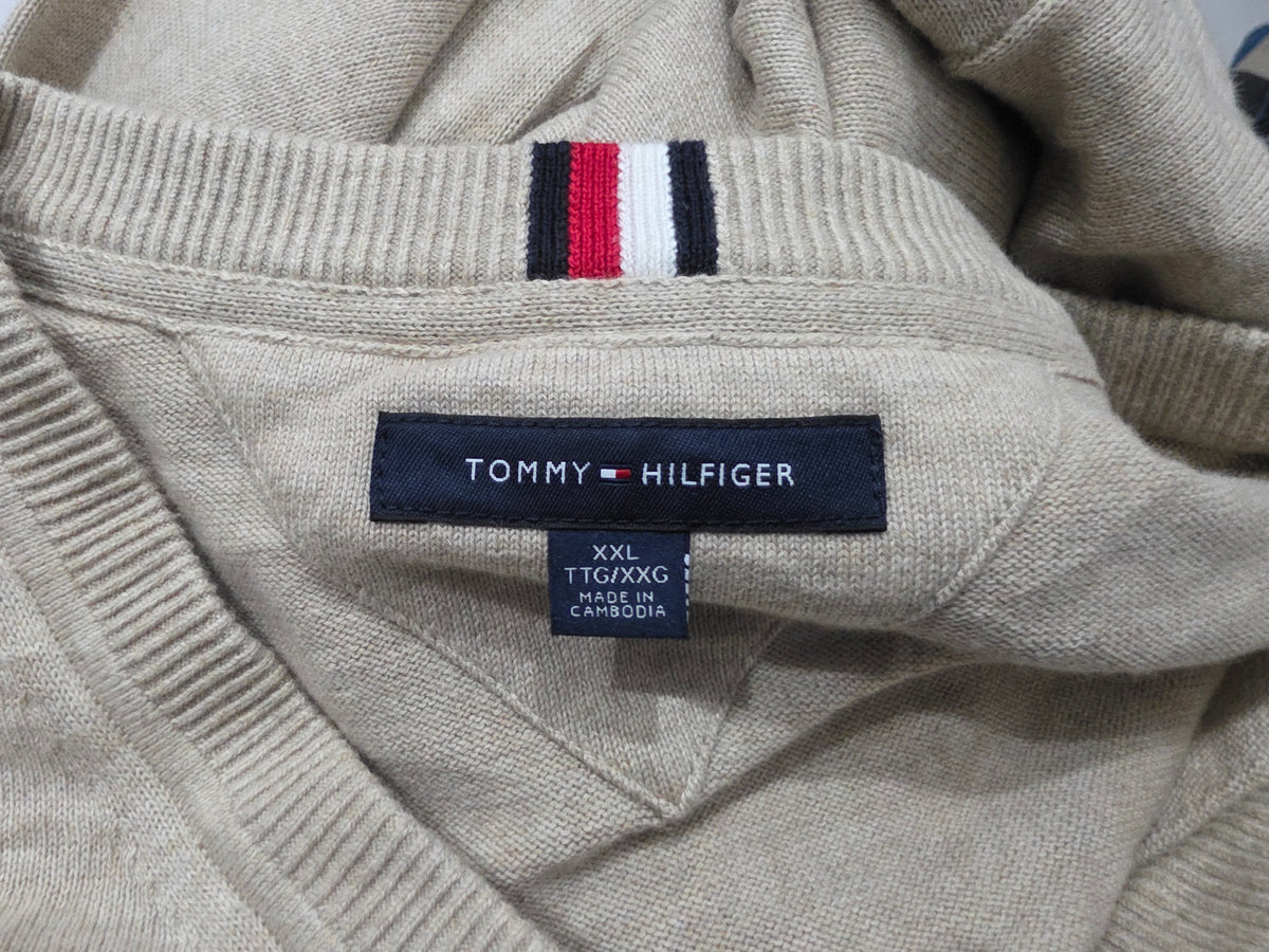 Sueter Tommy Hilfiger 2xl Cafe Claro (Usado)