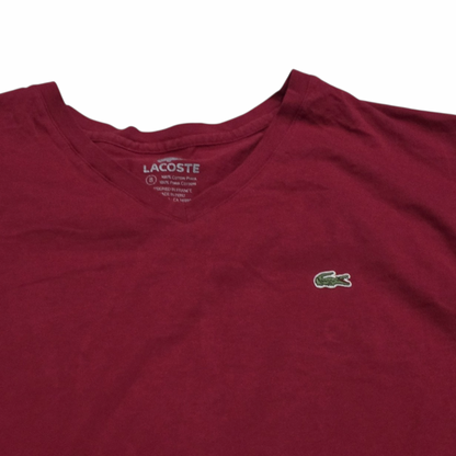 Playera Lacoste 2xl Fr 8 Vino (Usado)