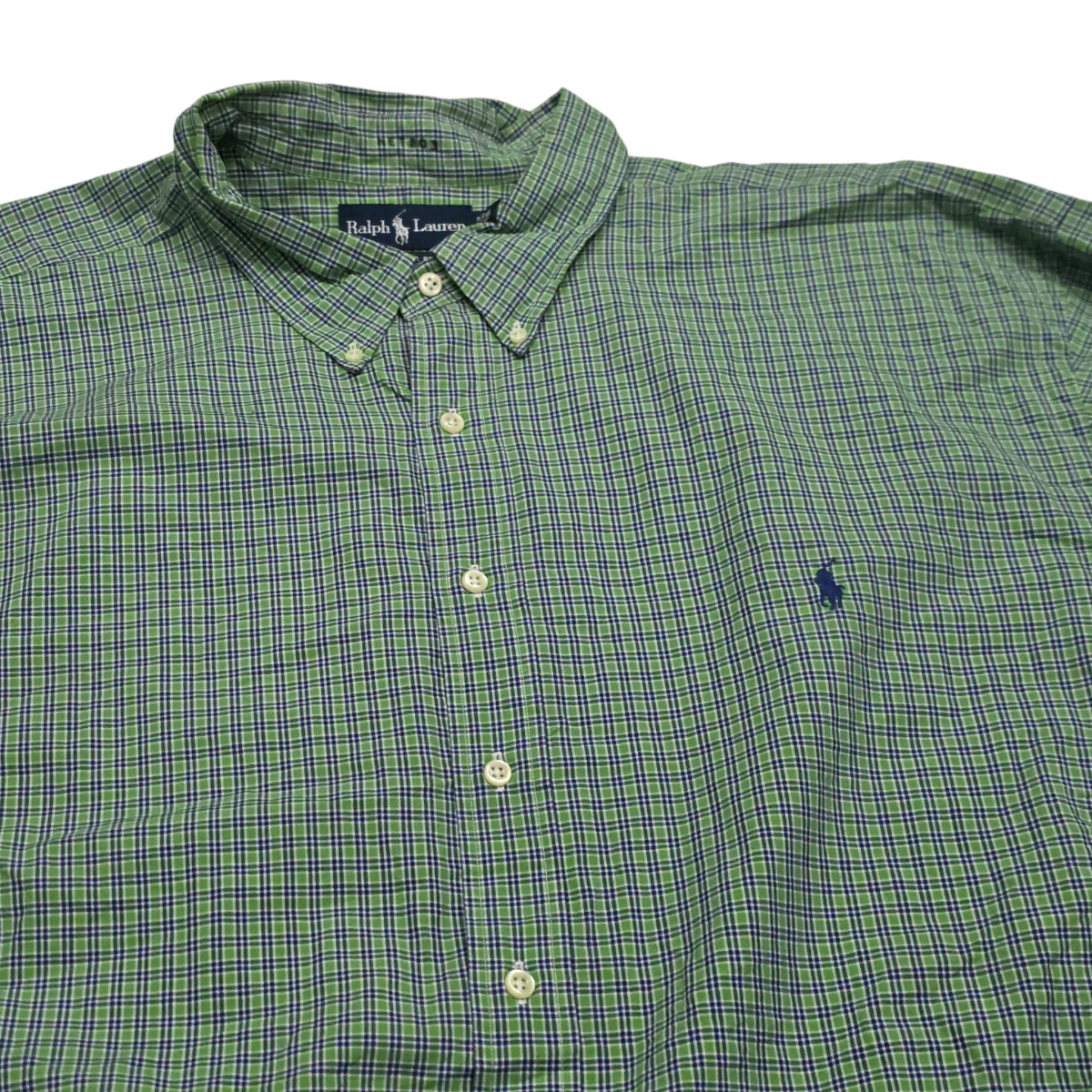 Camisa Ralph Lauren 3xb Classic Fit Cuadro Verde (Usado)