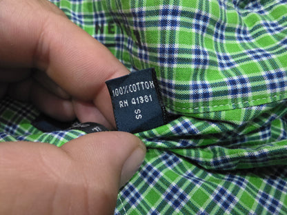 Camisa Ralph Lauren 3xb Classic Fit Cuadro Verde (Usado)