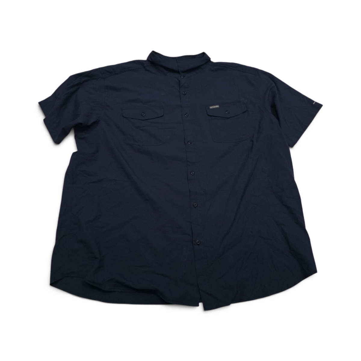 Camisa Columbia 4xl Azul Manga Corta (Usado)