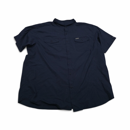 Camisa Columbia 4xl Azul Manga Corta (Usado)