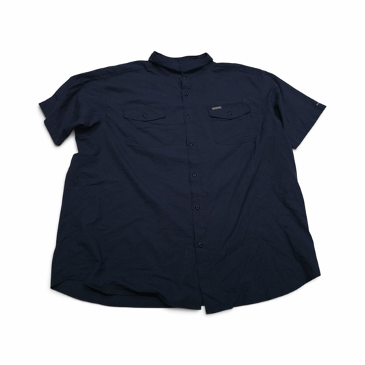 Camisa Columbia 4xl Azul Manga Corta (Usado)
