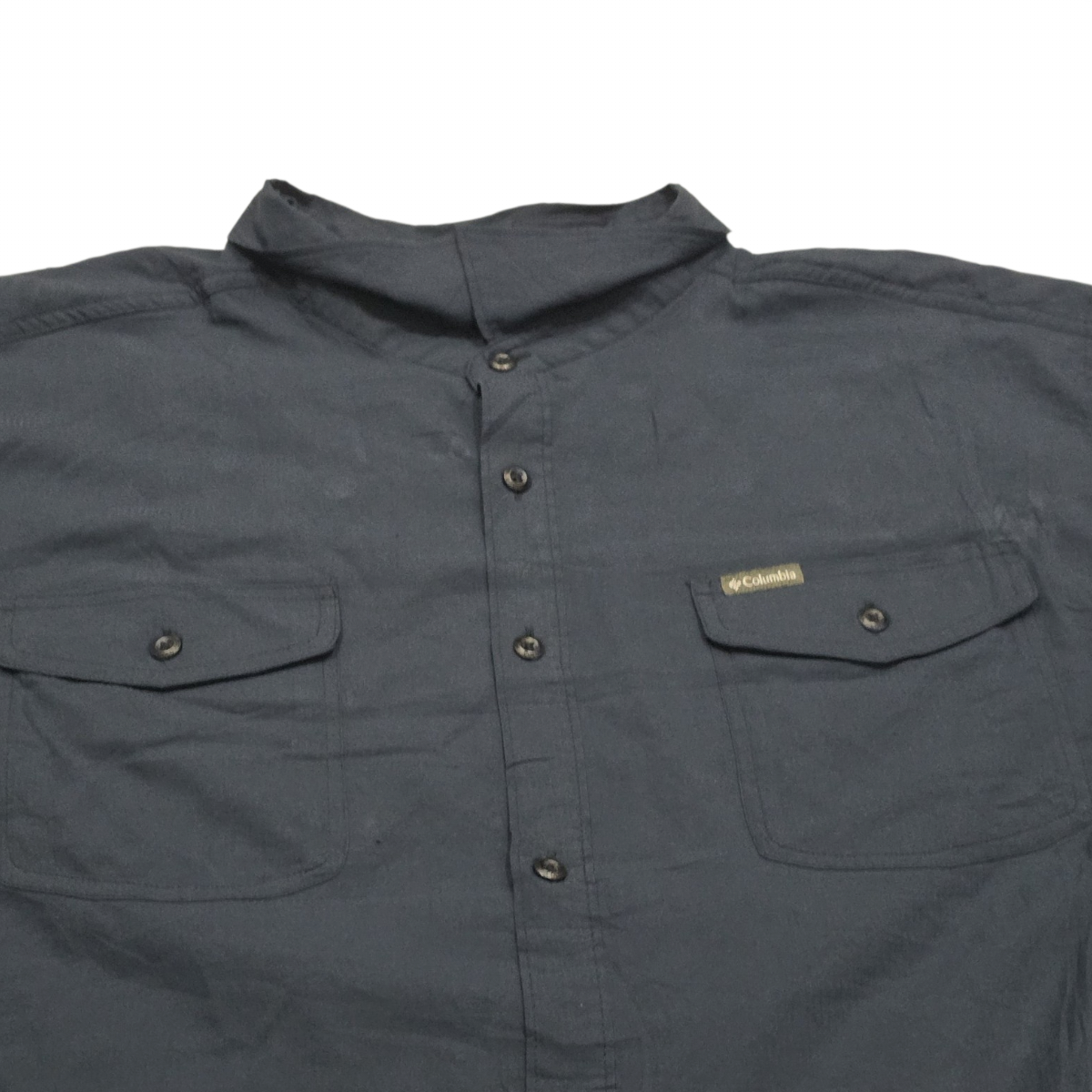 Camisa Columbia 4xl Azul Manga Corta (Usado)