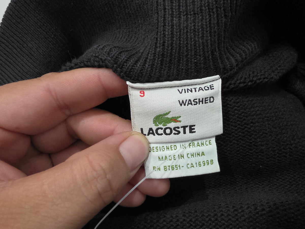 Sueter Lacoste 3xl Fr 9 Negro (Usado)