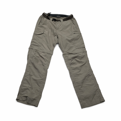 Pantalon Columbia 32x30 Cafe Convertible Cinturon (Usado)