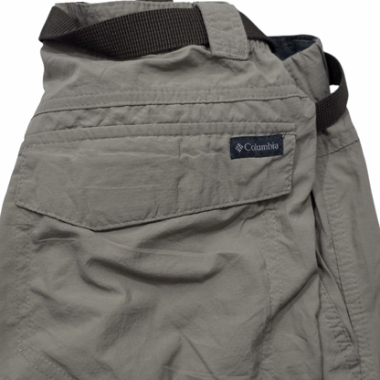 Pantalon Columbia 32x30 Cafe Convertible Cinturon (Usado)