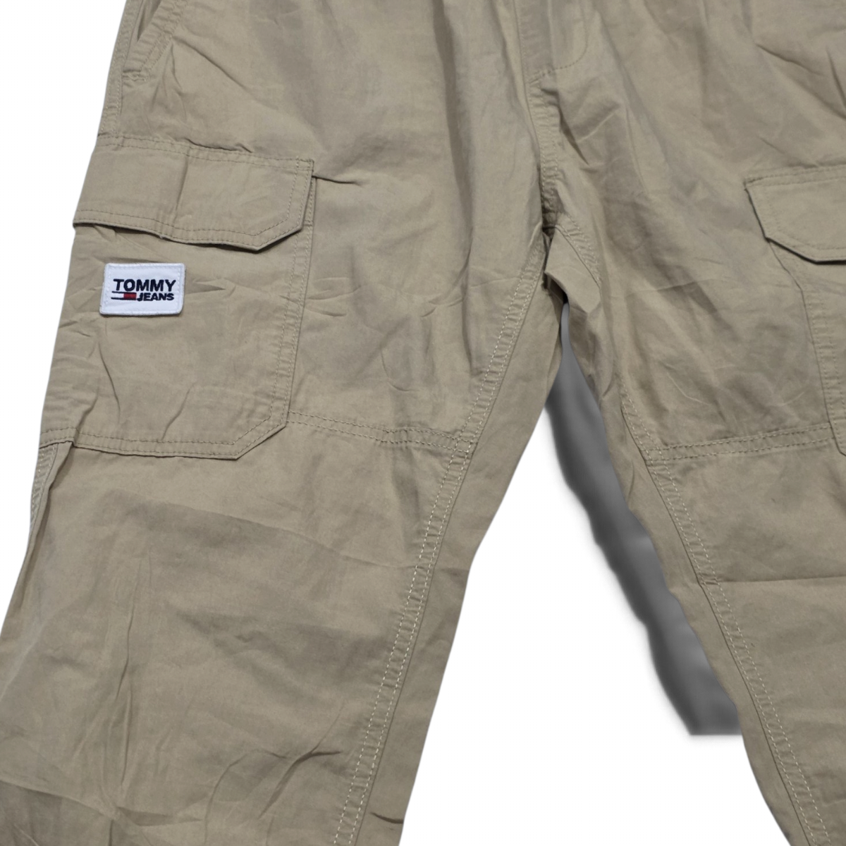 Pantalon Tommy Hilfiger Mediana M Caqui Jogger (Usado)