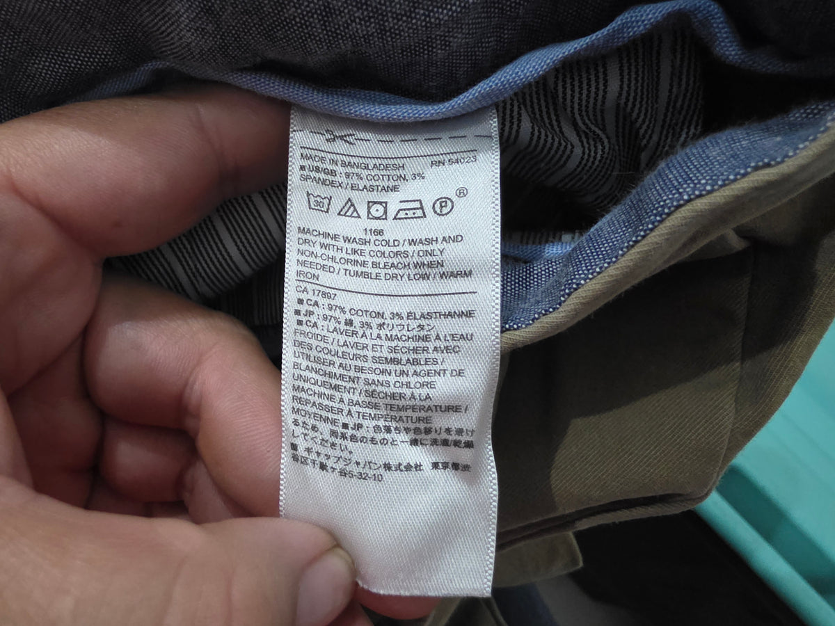 Pantalon Banana Republic 32x34 Fulton Skinny Cafe (Usado)