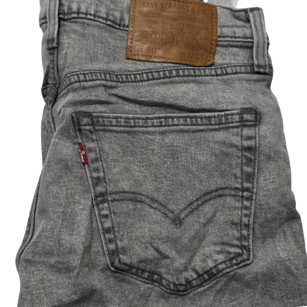 Pantalon Levis 511 32x32 Slimfit Gris (Usado)
