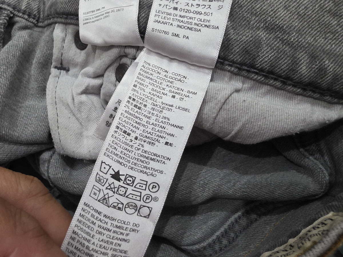 Pantalon Levis 511 32x32 Slimfit Gris (Usado)