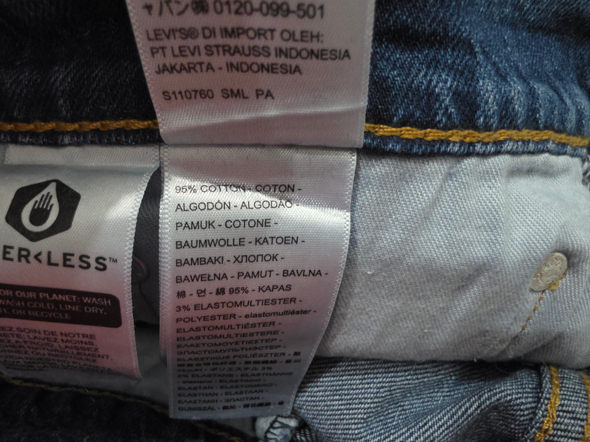 Pantalon Levis 505 32x32 Recto Azul Marino (Usado)