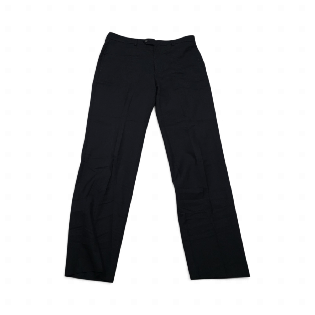 Pantalon Ralph Lauren 33x32 Recto Negro Vestir (Usado)