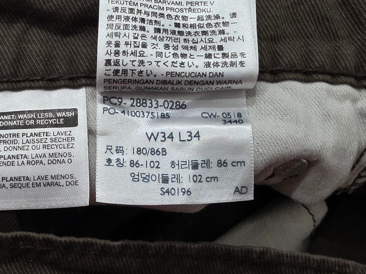 Pantalon Levis 512 34x34 Slim Tapered Cafe (Usado)