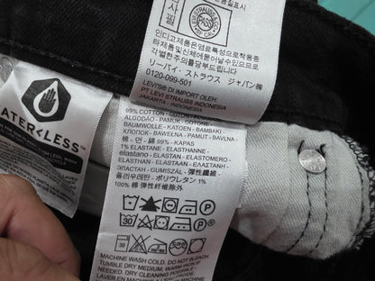 Pantalon Levis 511 34x32 Slimfit Negro (Usado)