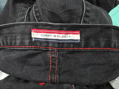 Pantalon Tommy Hilfiger 36x32 Negro Deslavado Recto (Usado)