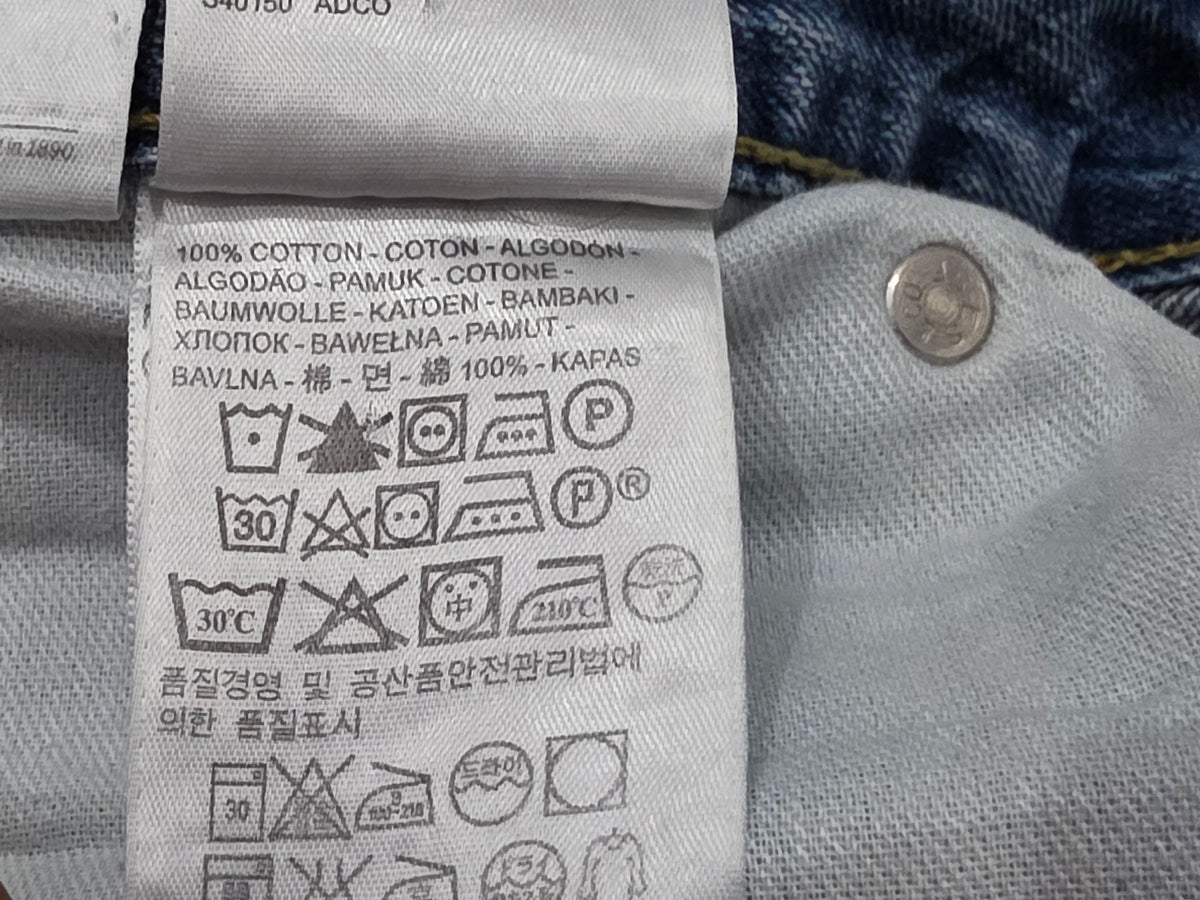 Pantalon Levis 514 36x32 Recto Azul Claro (Usado)