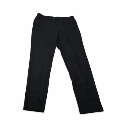Pantalon Michael Kors 36x32 Recto Vestir Cuadro Azul Y Gris (Usado)