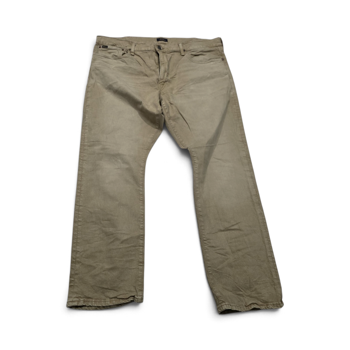 Pantalon Ralph Lauren 38x30 Recto Cafe Deslavado (Usado)