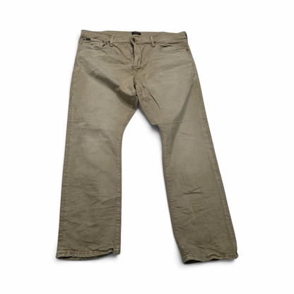 Pantalon Ralph Lauren 38x30 Recto Cafe Deslavado (Usado)