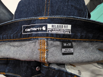 Pantalon Carhartt 38x32 Relaxed Fit Azul Marino (NUEVO)