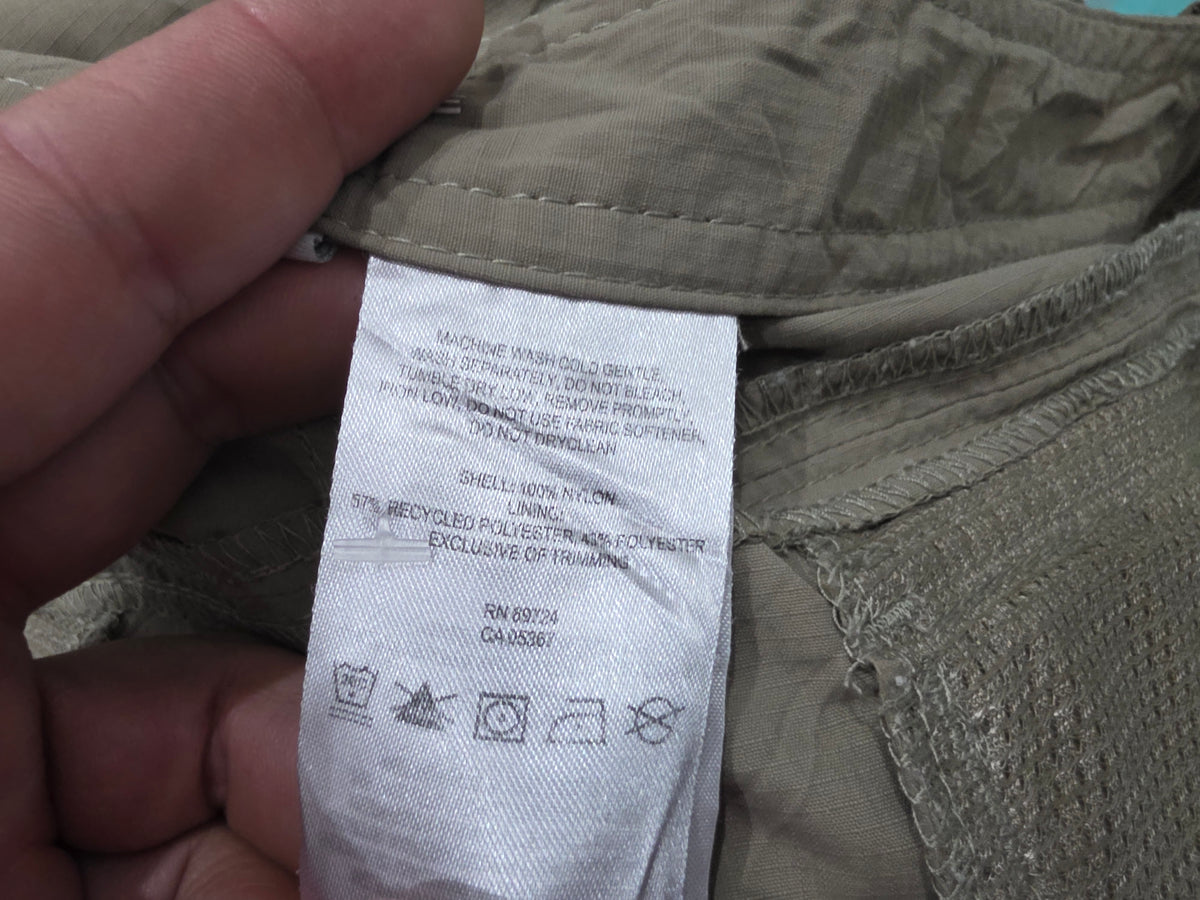 Pantalon Convertible Columbia 42x30 Recto Cafe Omni Shade (Usado)
