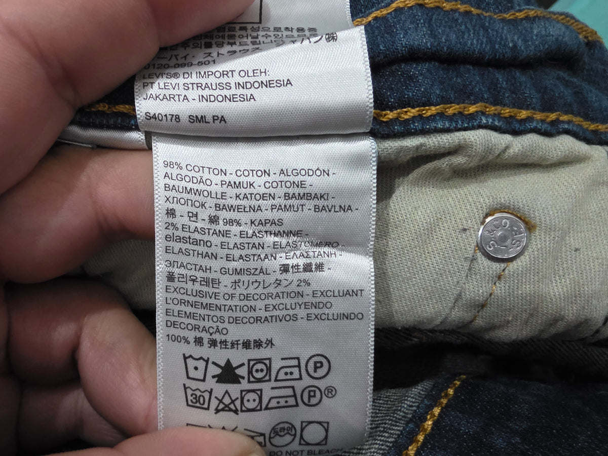 Pantalon Levis 541 42x30 Athletic Taper Azul Marino (Usado)