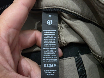 Pantalon Lululemon Verde 29 Slimfit Deportivo (Nuevo)