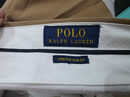 Pantalon Ralph Lauren 34x30 Stretch Slimfit Cafe (NUEVO)