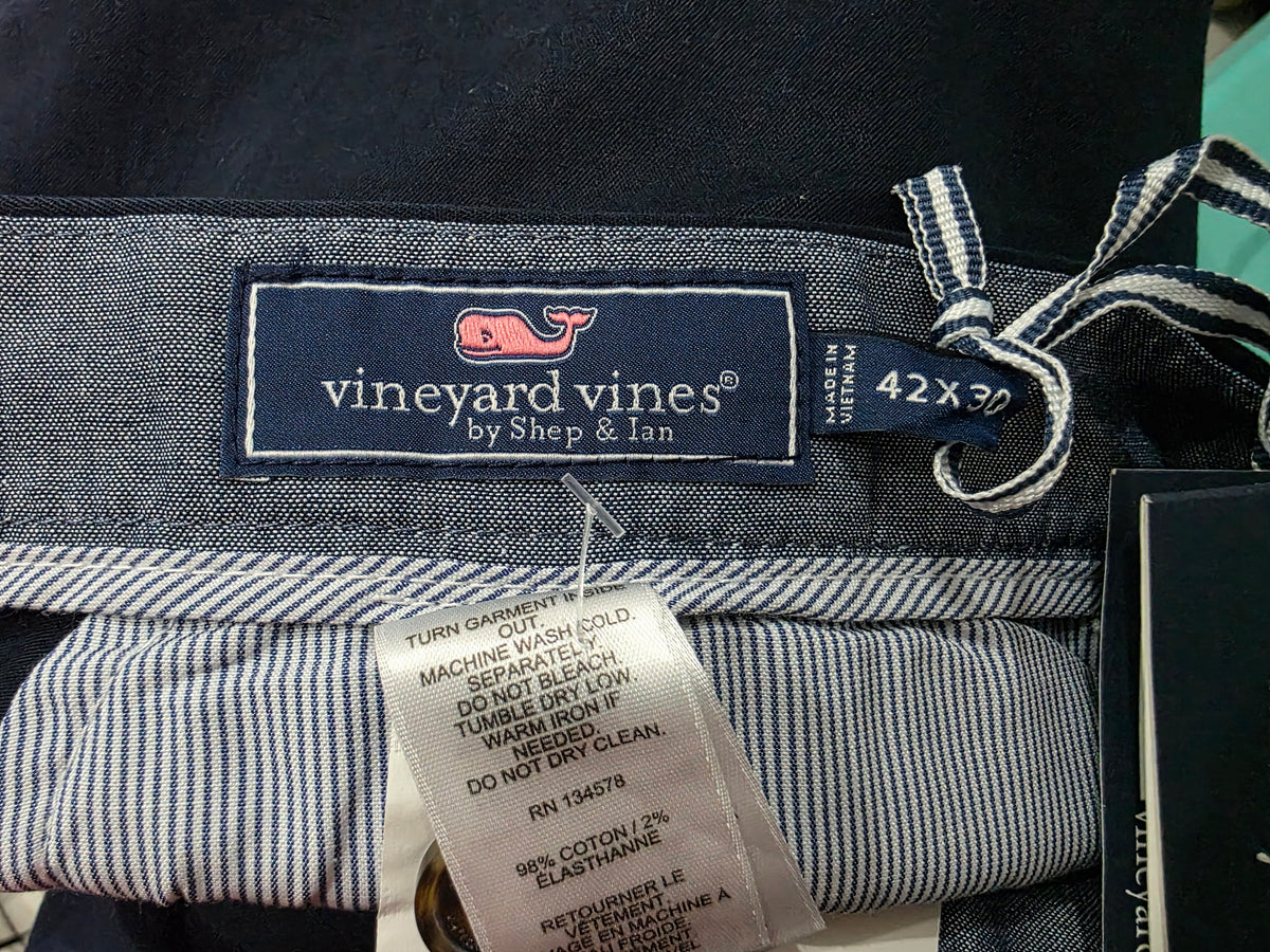 Pantalon Vineyard Vines 42x30 Recto Azul