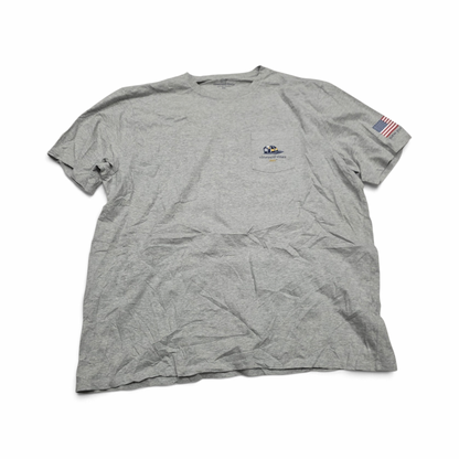 Playera Vineyard Vines 2xl Gris New York (Usado)