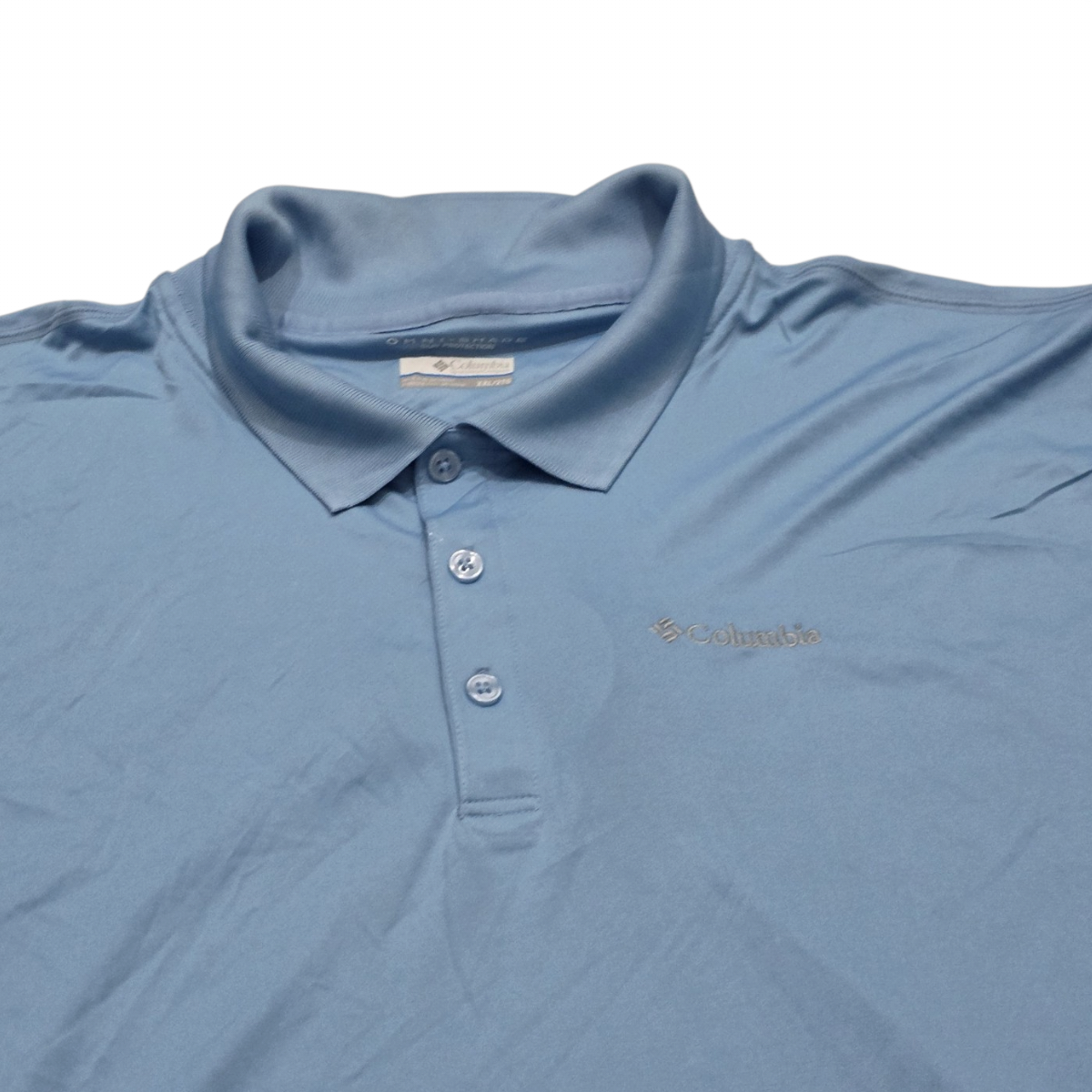 Playera Polo Columbia 2xl Azul Claro Omni Shade (NUEVO)