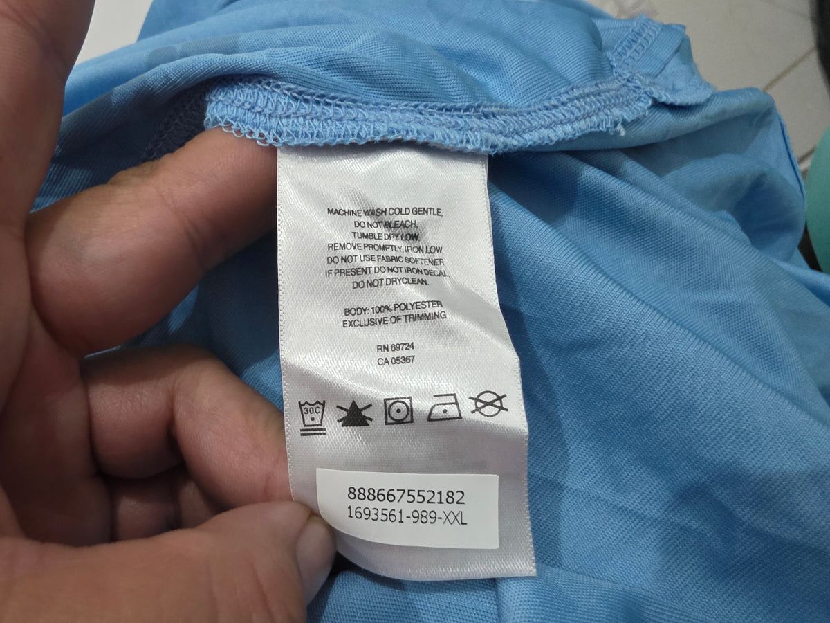 Playera Polo Columbia 2xl Azul Claro Omni Shade (NUEVO)